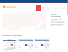 Tablet Screenshot of nationalesecretaressedag.nl